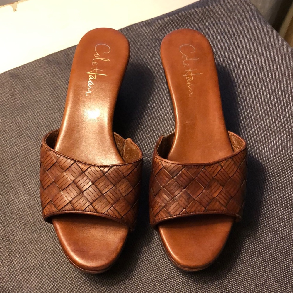 Cole Haan Nike Air Slip On Wedge Sandal - Picture 2 of 5